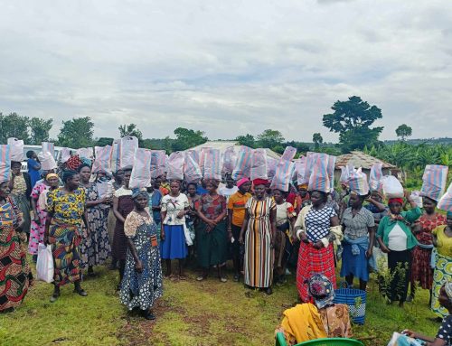 Hundreds of Widows Receive Christmas Food Baskets